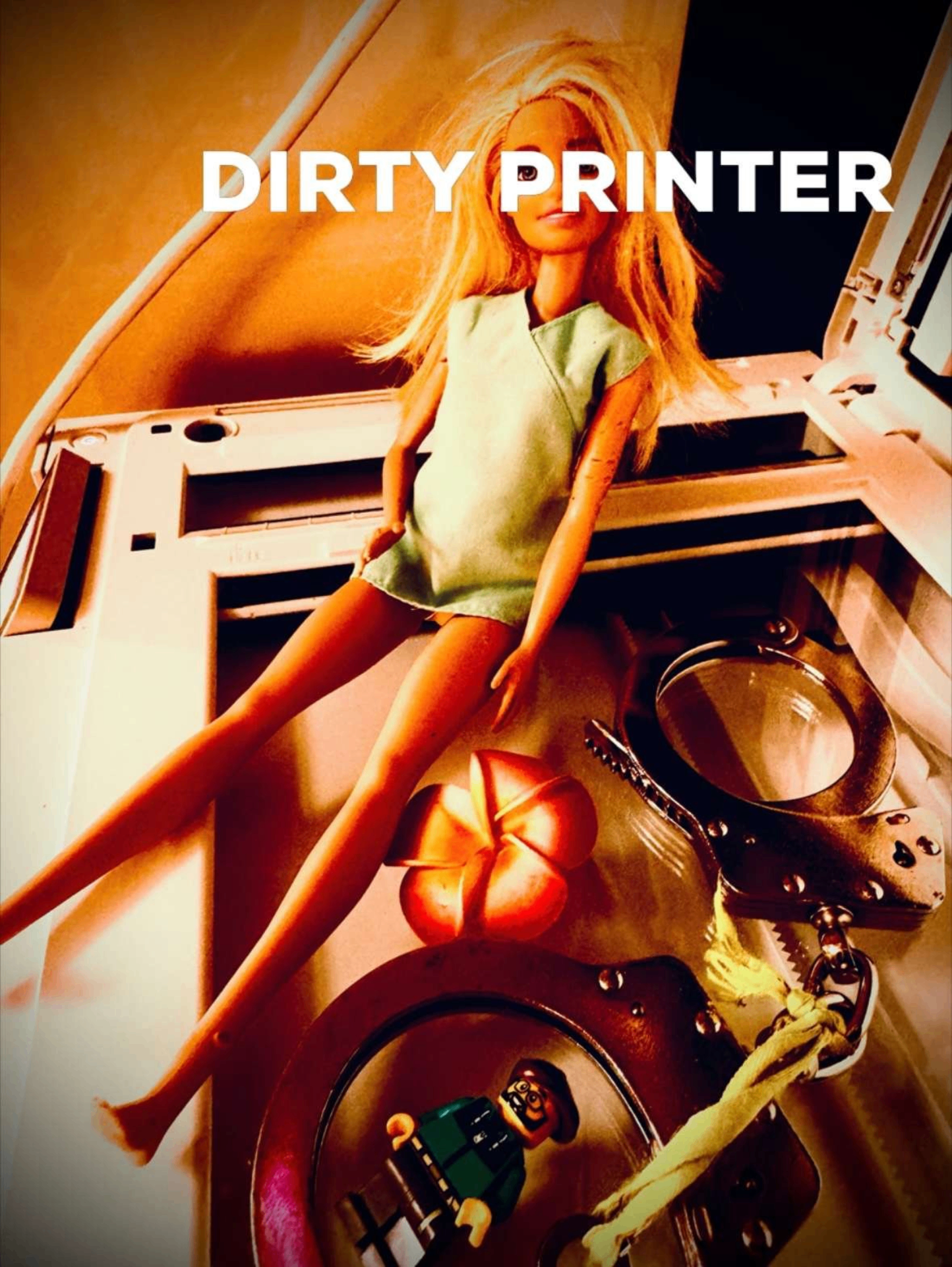 DIRTY PRINTER — debut EP cover art by ISA · isa_artist_isacouture_dirty_printer